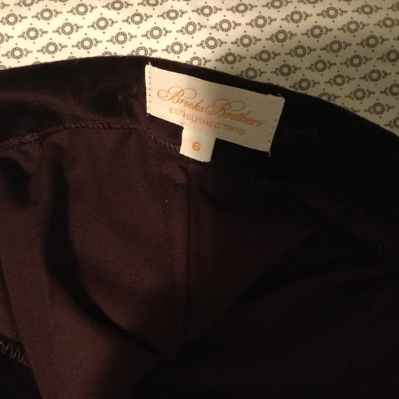 Holiday Brooks Bros luxe velour velvet pants 6 - Picture 8 of 8